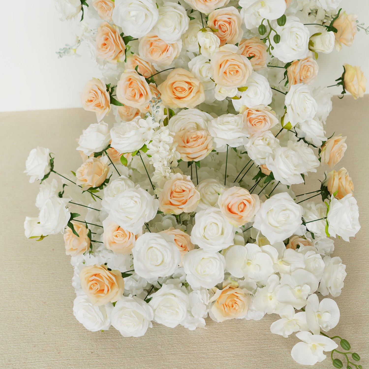 Champagne Crocus Wedding Event Floral Arch 9 picture